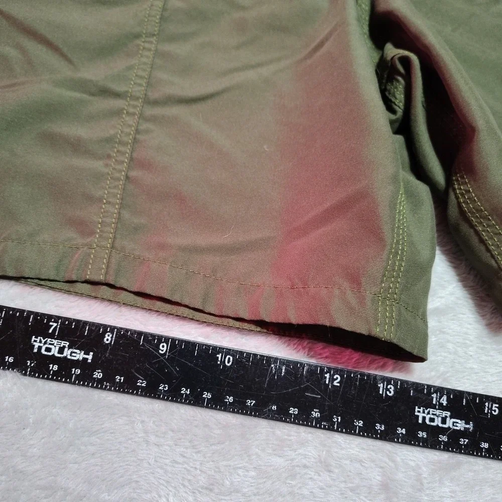 Speedo Swim Trunks Men 38/7 Green‎ Lined Beach Surf Activity Pockets Volleyball